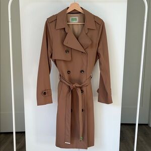 Soia & Kyo Classic Camel Trench Coat US M